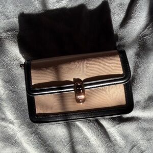 Elegant Tan and Brown Women's Bag